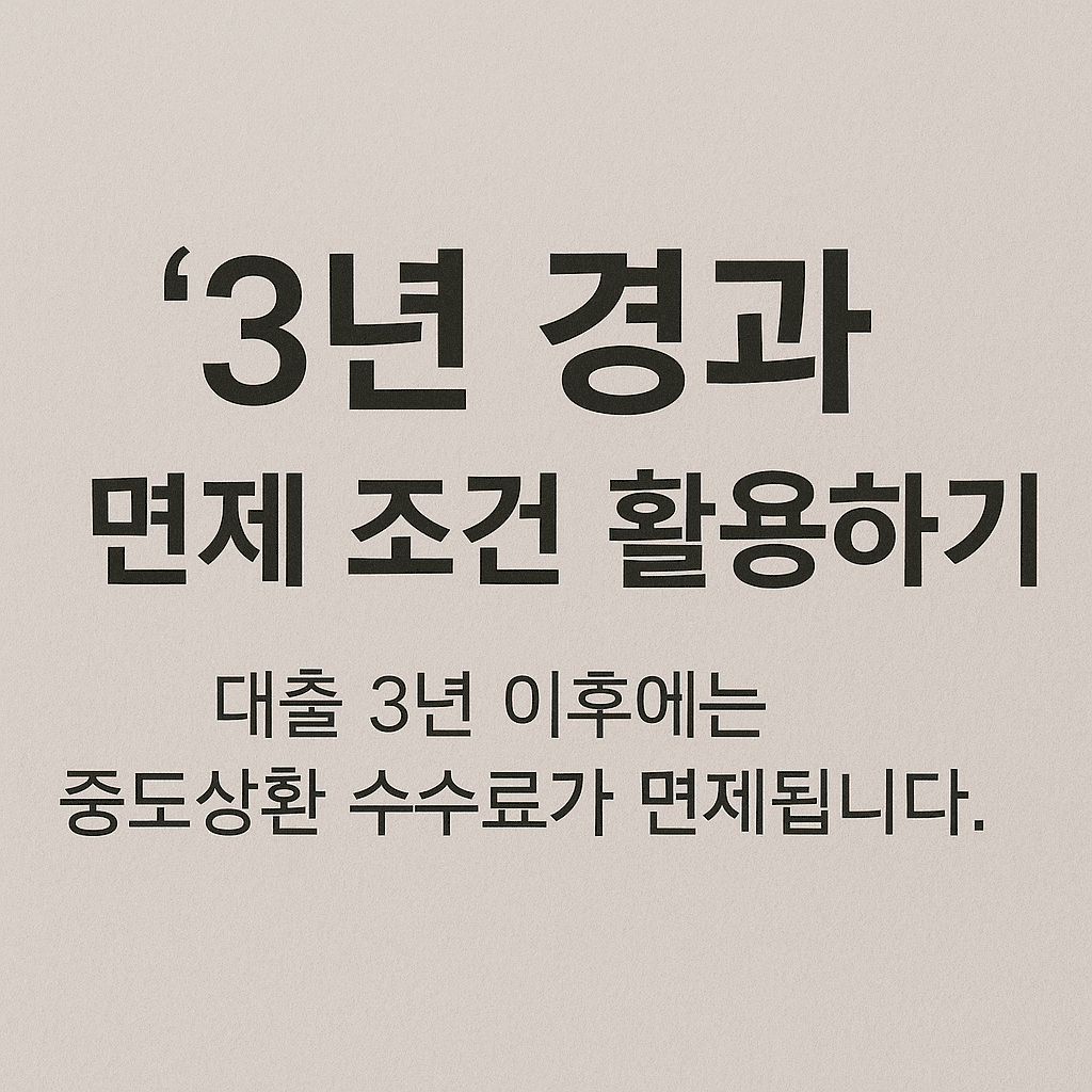 전세대출 중도상환 수수료 피하는 5가지 꿀팁