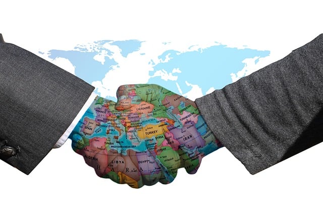 합의를 이룬 handshake