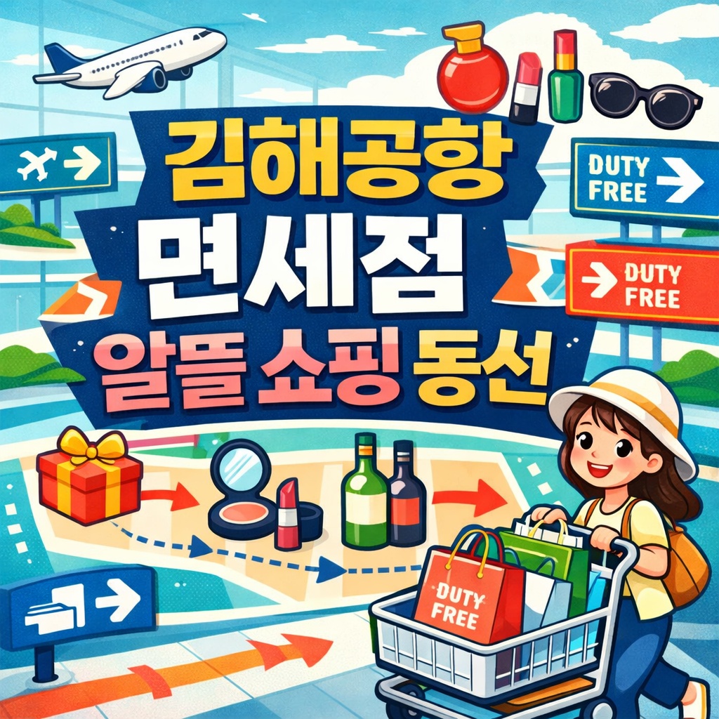 김해공항 면세점 알뜰 쇼핑 동선 정복하기