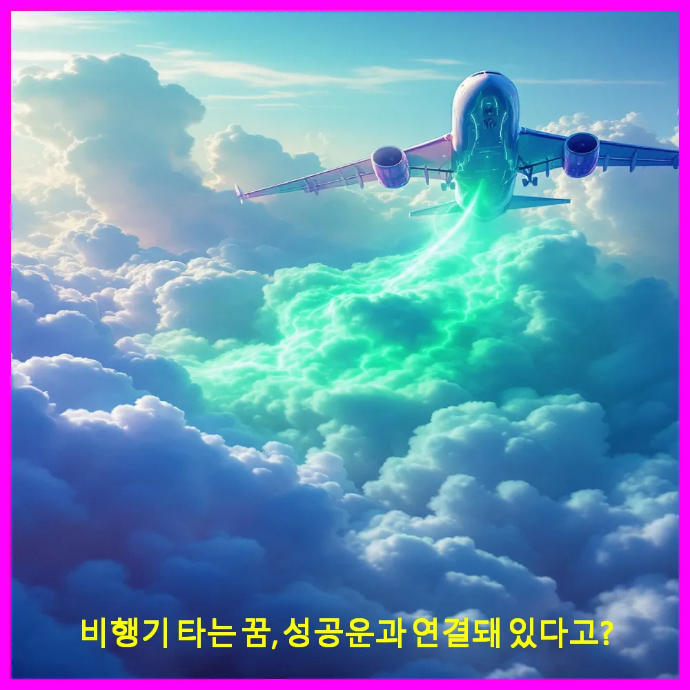 비행기 타는 꿈, 성공운과 연결돼 있다고?