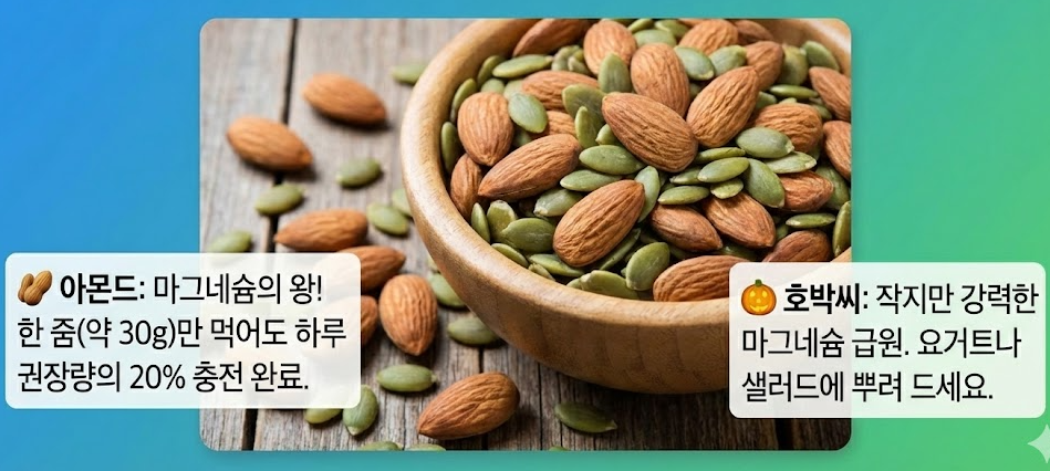 마그네슘이 풍부한 음식