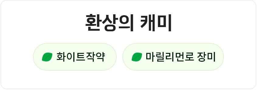 식물 성격 궁합