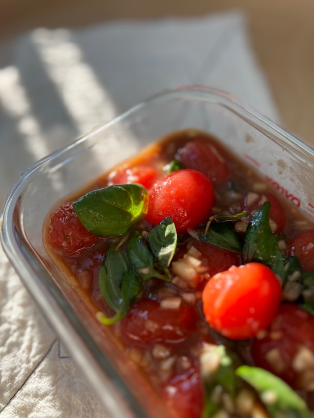 토마토 마리네이드 관련 이미지