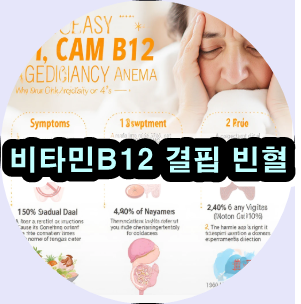 비타민B12 결핍 빈혈, B12 결핍 증상, 비타민B12 보충제, 거대적혈모구 빈혈, 악성빈혈 진단, 비타민B12 주사 치료, B12 흡수 장애, 비타민B12 검사, 비건 비타민B12, 비타민B12 부족 영양소