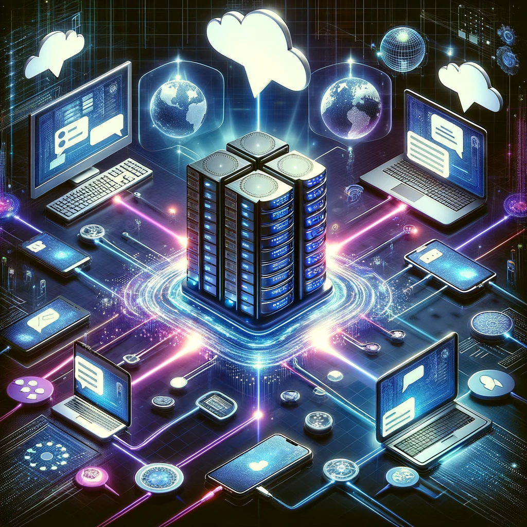 pc와 서버 연결되는 이미지