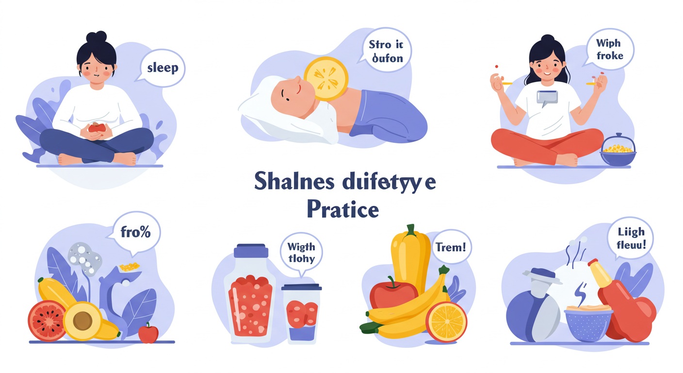 건강한 생활 습관의 통합