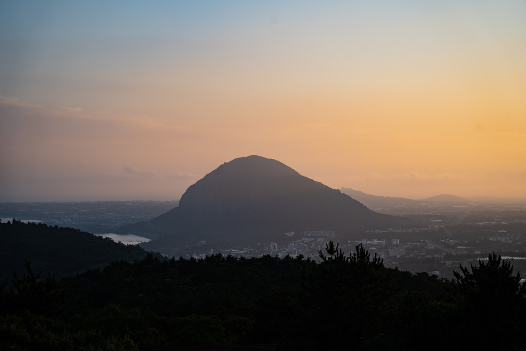 군산 오름 일몰