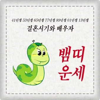 2025년 뱀띠 해 운세 이미지 인사말 나이_17