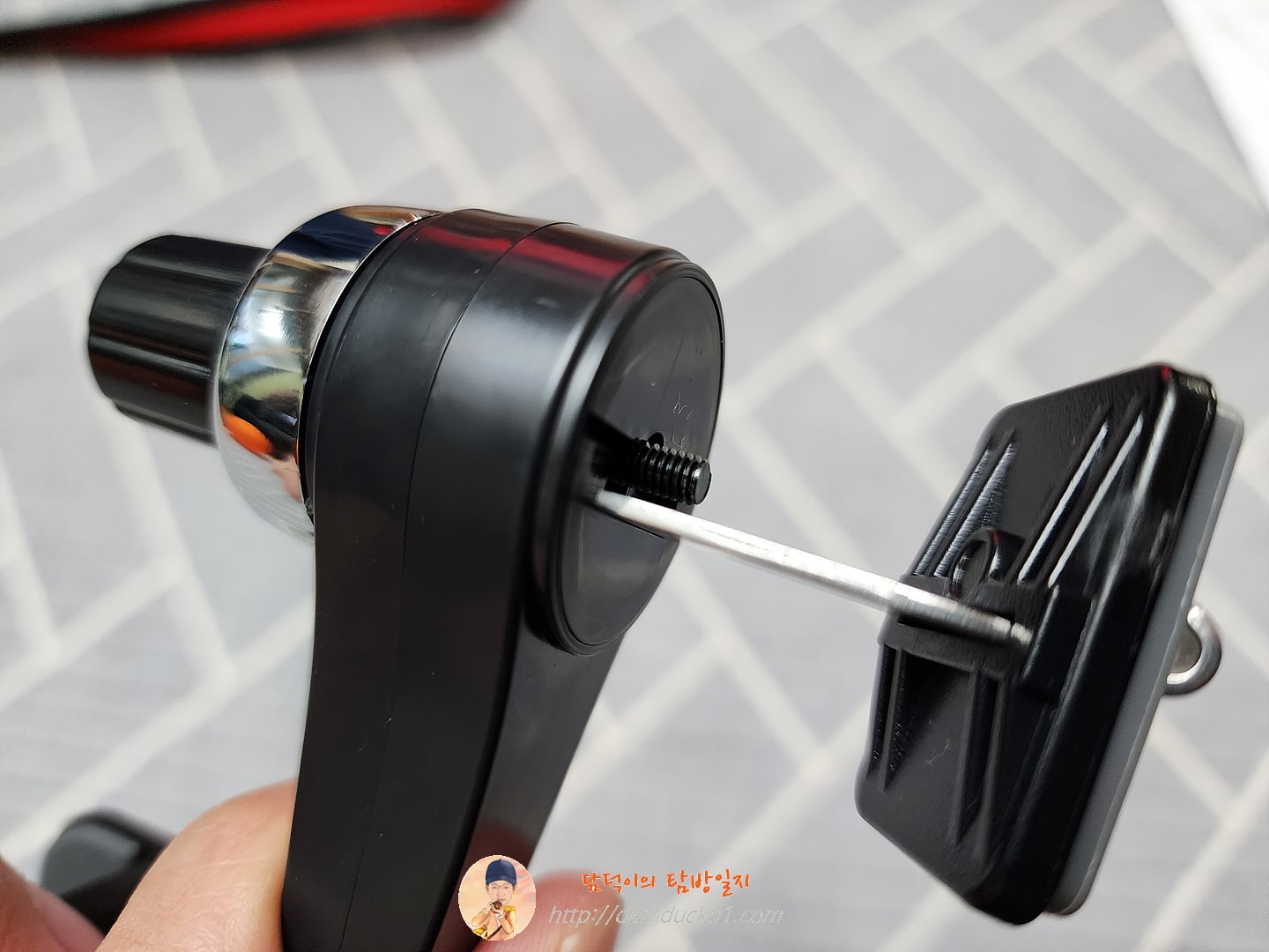 카멜레온360 송풍구형 스마트폰 거치대 블랙 B Type