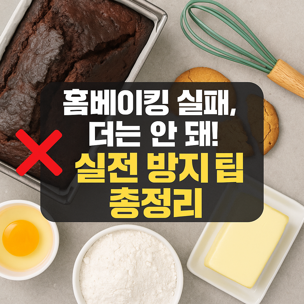 홈베이킹 실패
