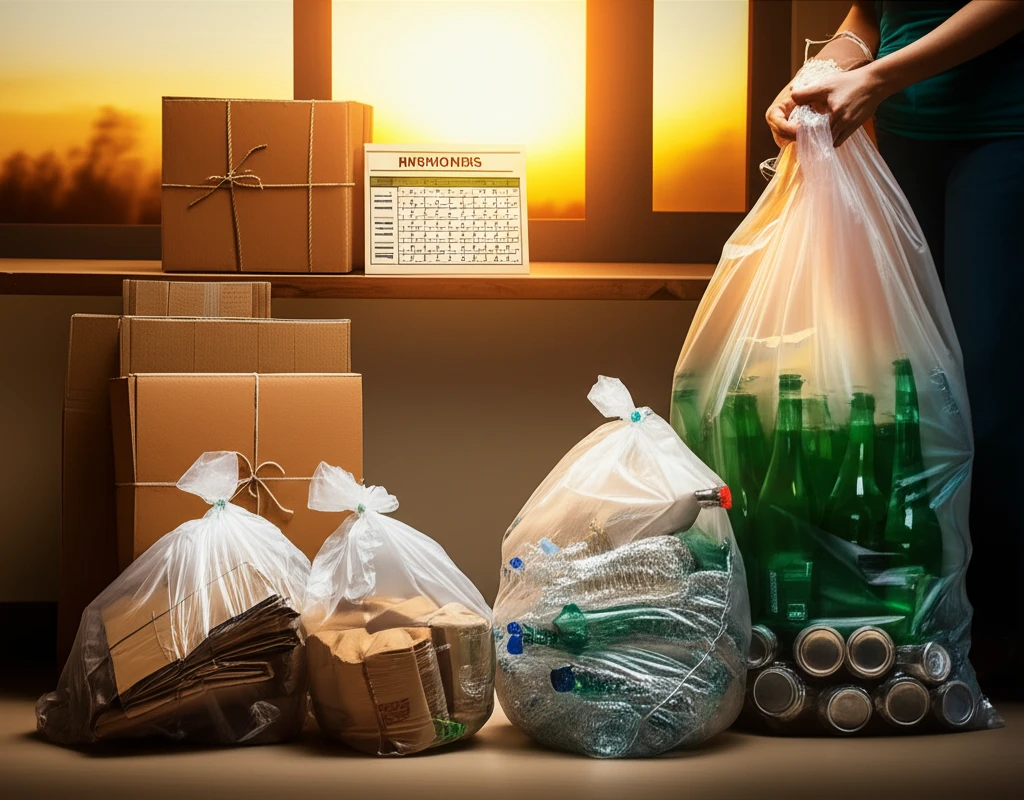 소공동 재활용 분리수거, 투명 페트병..