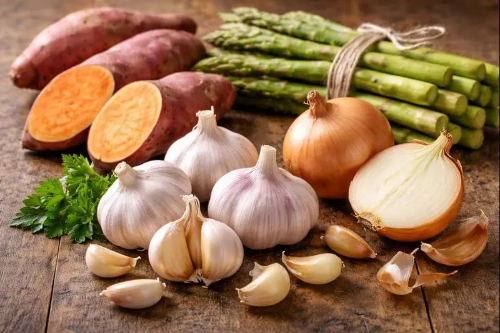 유익균을 돕는 마늘&amp;#44; 양파&amp;#44; 고구마&amp;#44; 아스파라거스