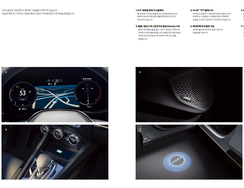 2023 XM3 가격 정보 및 제원