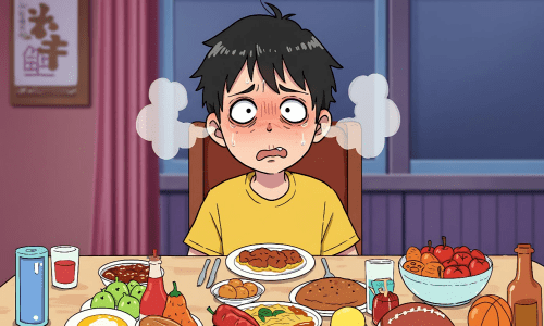 속 쓰림 표현