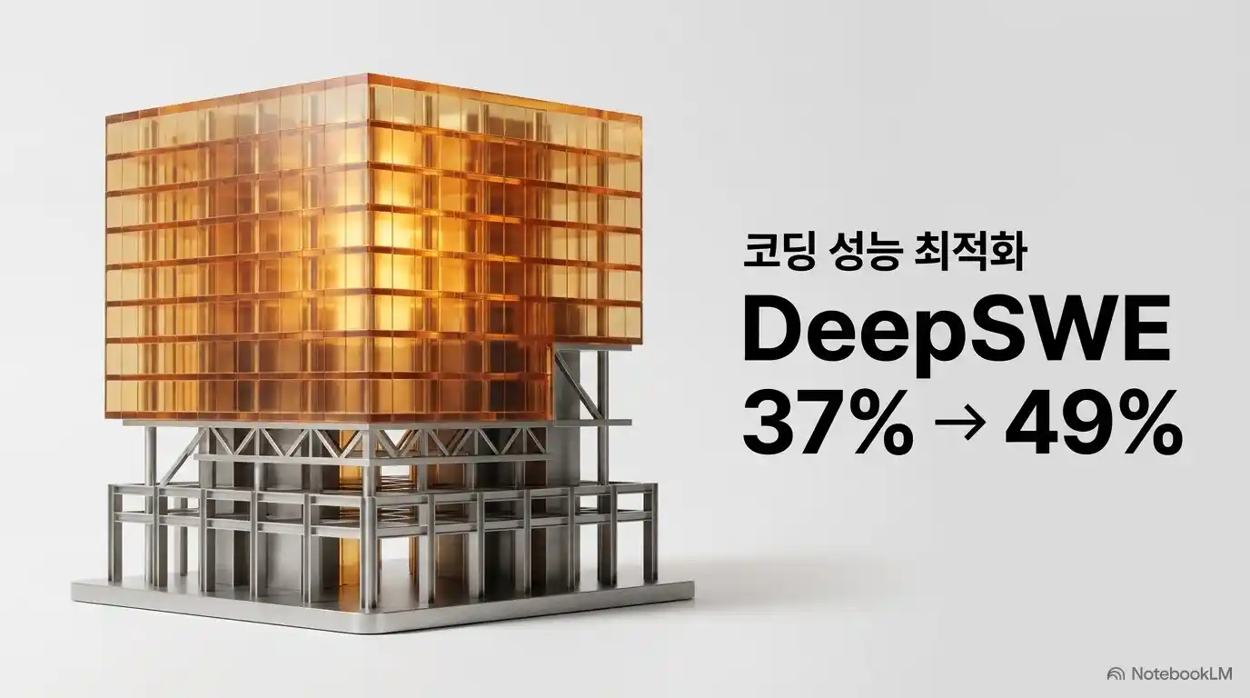 Gemini 3.6 Flash DeepSWE 코딩 성능 37%에서 49%로 향상된 이미지