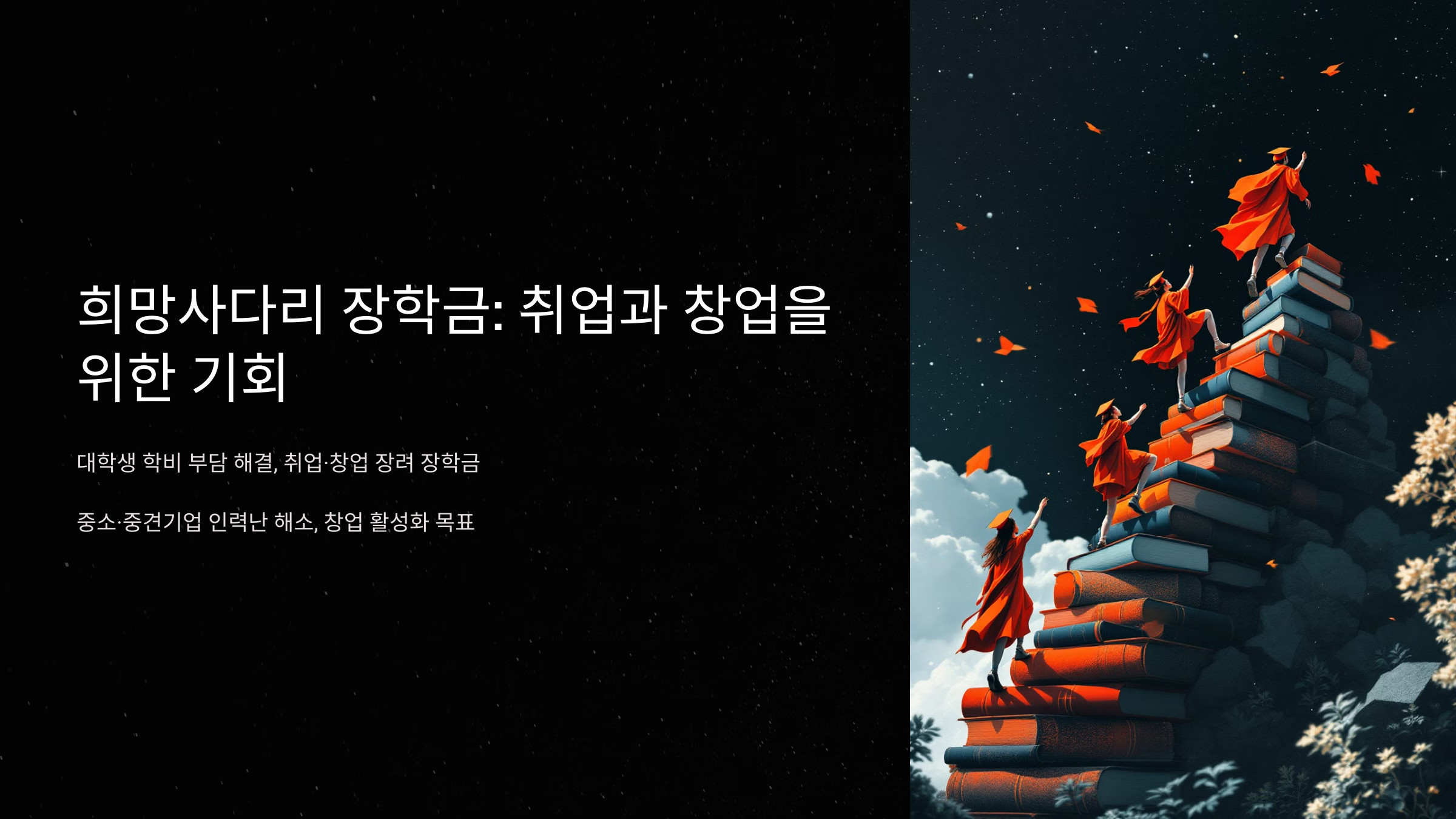 희망사다리 장학금: 취업과 창업을 위한 기회