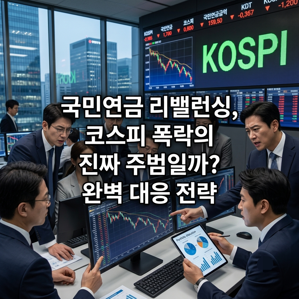 국민연금 리밸런싱, 코스피 폭락의 진짜 주범일까? 완벽 대응 전략