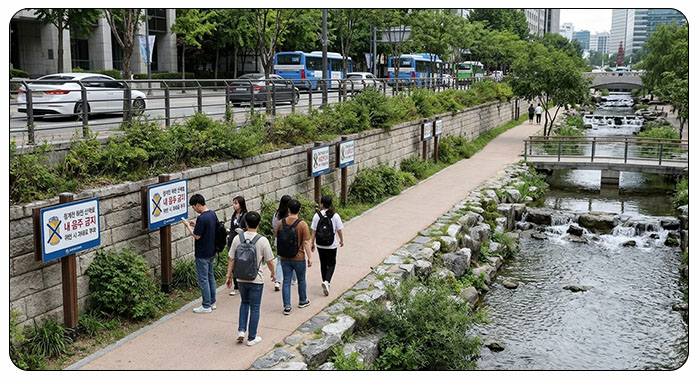 청계천 하반기 부터 과태료 부과방안