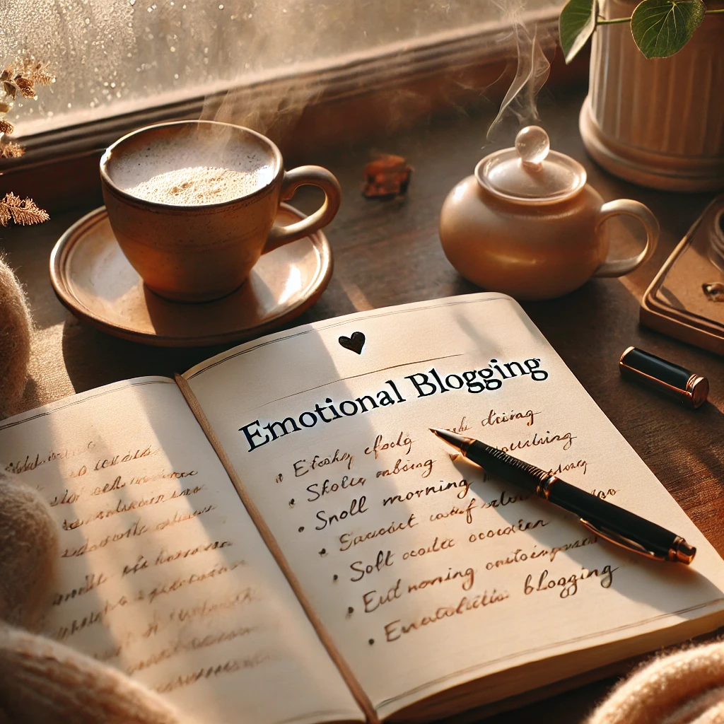 따뜻한 햇살, 손글씨가 적힌 노트, 커피 한 잔과 고요한 분위기