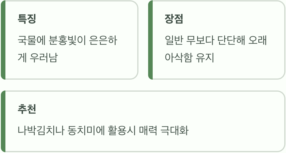 의외의 찰떡궁합, '물김치 & 동치미'