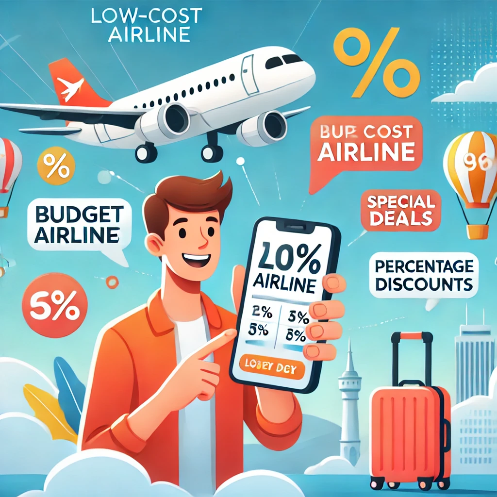 저비용 항공사 프로모션 관련 사진