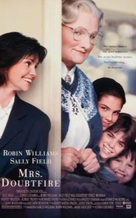 영화 -미세스 다웃 파이어 포스터