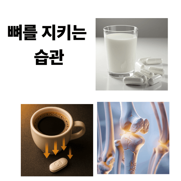 생활관리: 뼈를 지키는 4가지 습관
