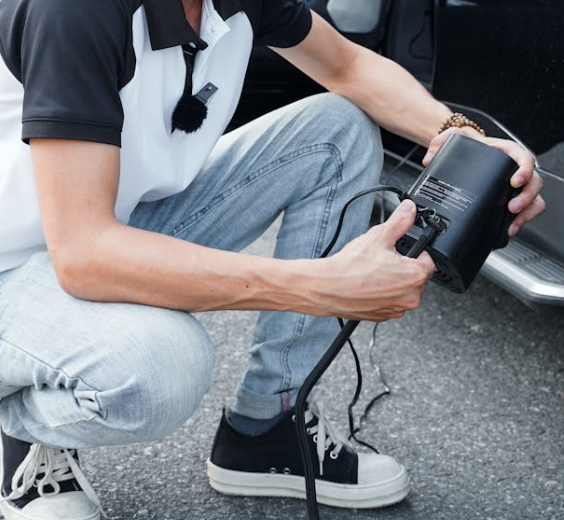 타이어 공기압체크