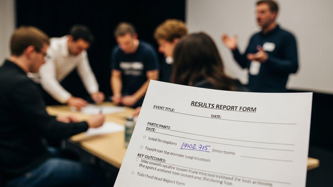 결과보고서 양식 무료