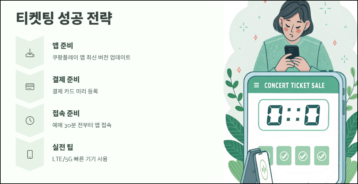 티켓팅 꿀팁 총정리