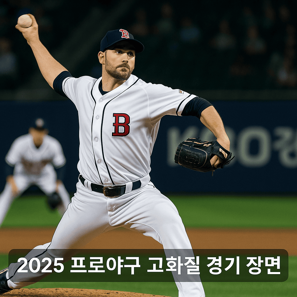 2025 프로야구 고화질 경기 장면