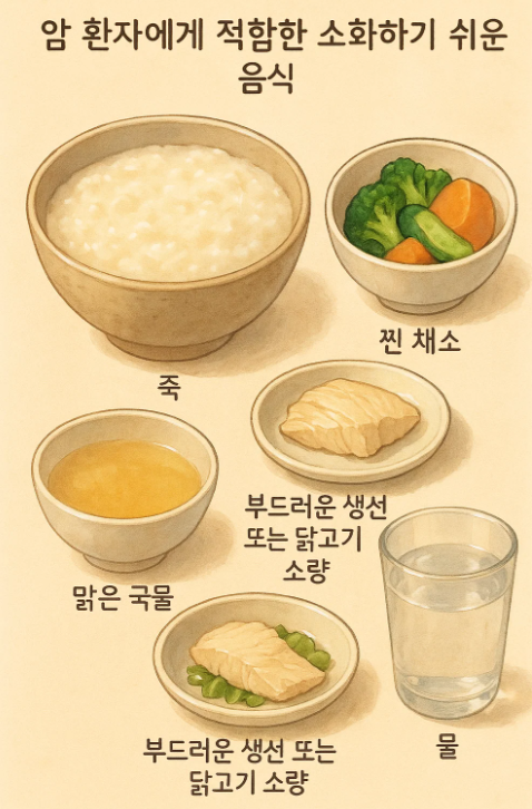 부작용 완화를 위한 식이 요법