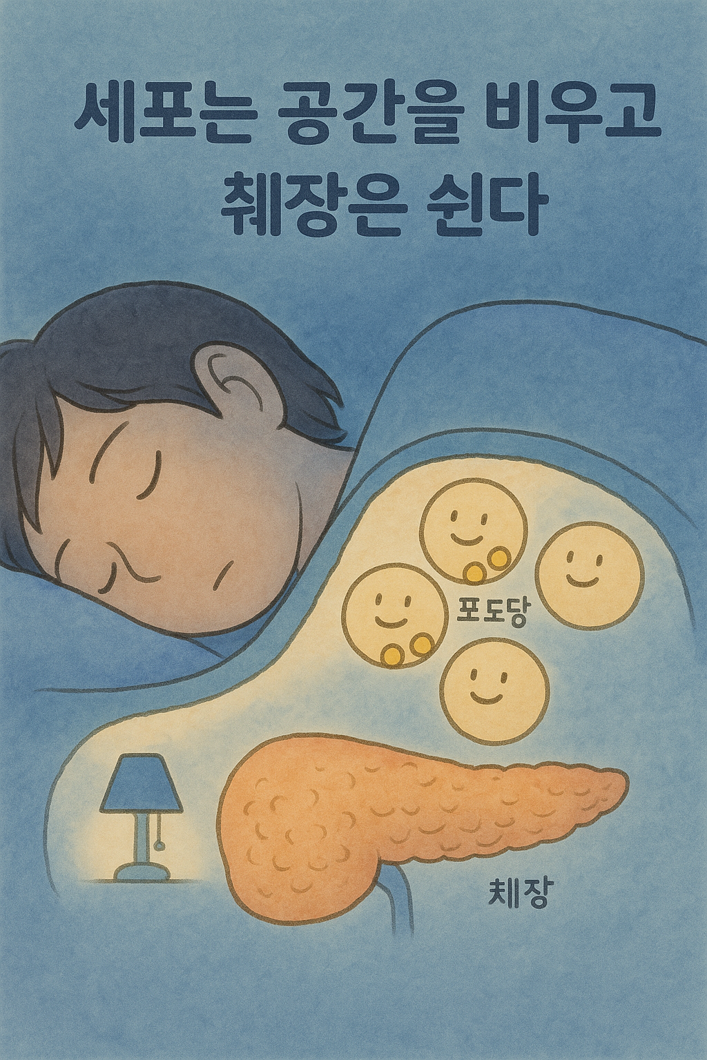 “수면 중 세포가 공간을 회복시키고 췌장이 쉬는 과정”