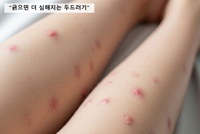 긁으면 더 심해지는 두드러기