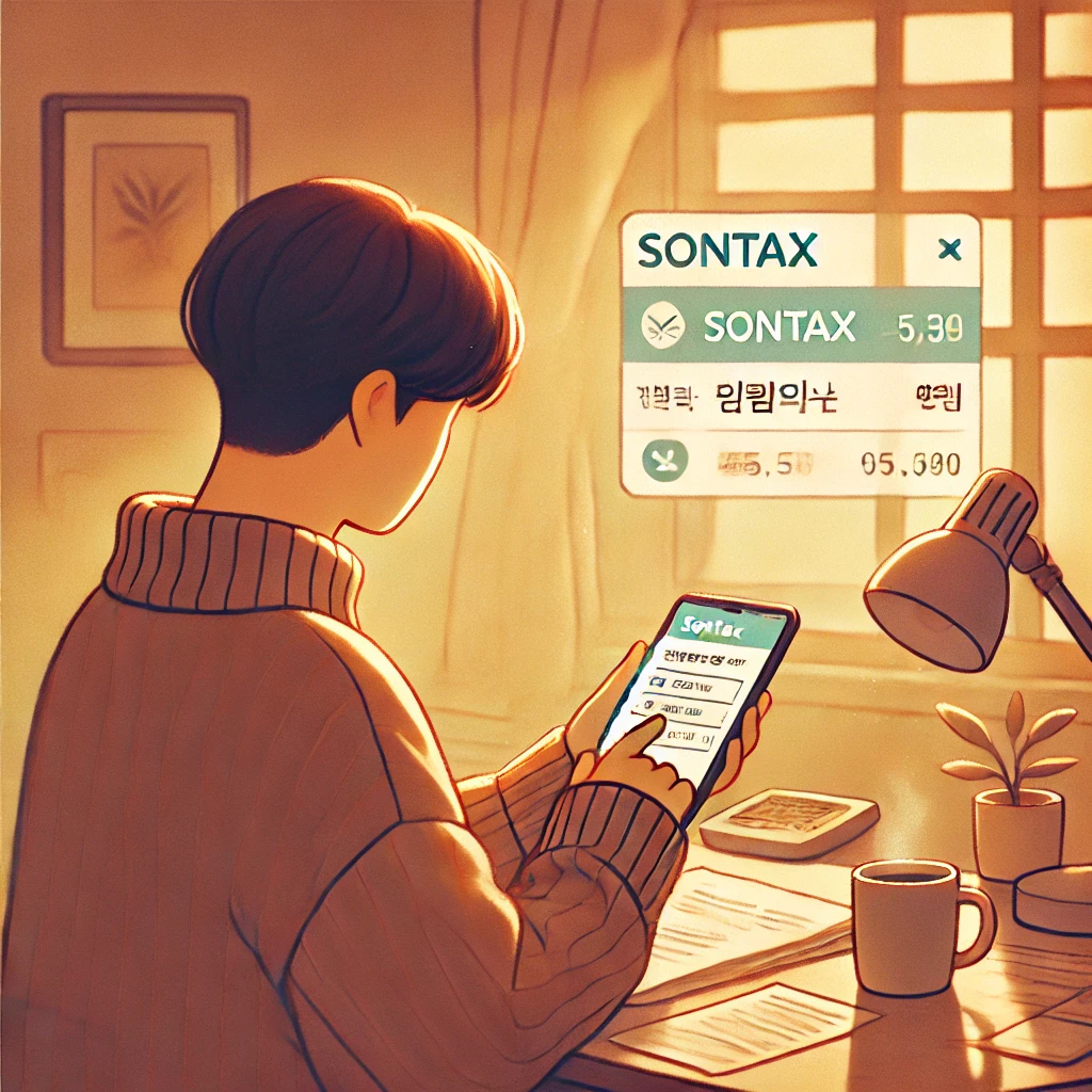 홈택스 손택스 원클릭 환급서비스 신청방법 관련 사진