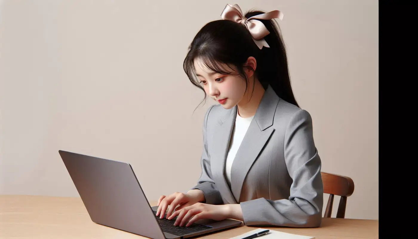 업비트-에어드랍-받는법을-알아보는-여성의-모습