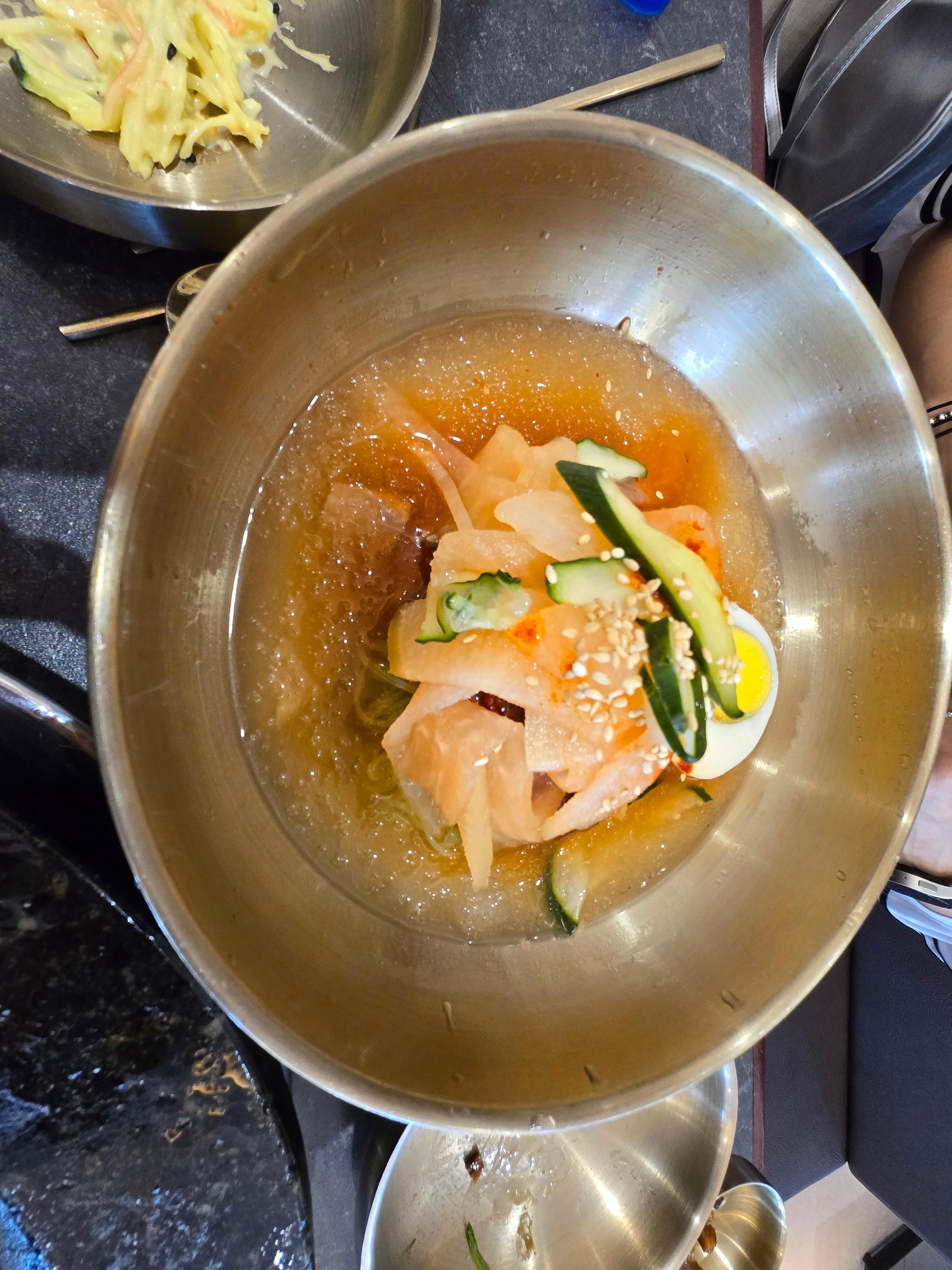 황금동 맛집 연화37 물비빔 냉면