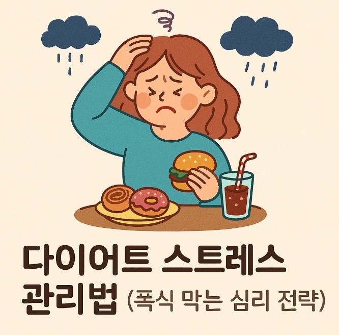 다이어트 스트레스 폭식 관리법