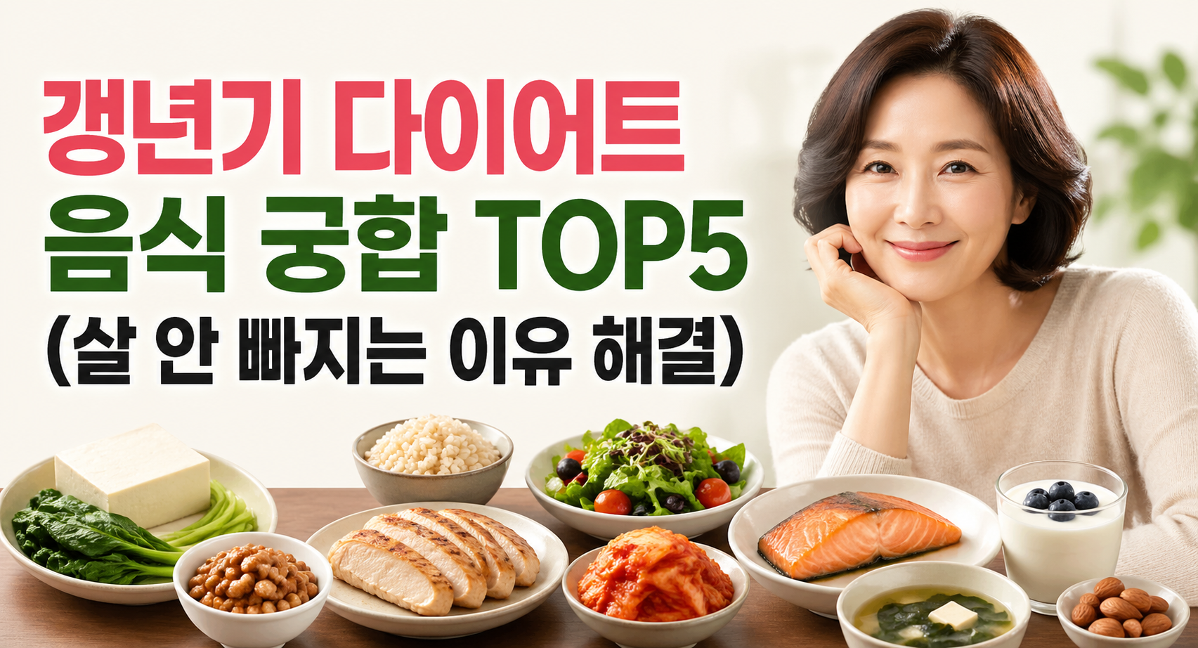 갱년기 다이어트 음식 궁합