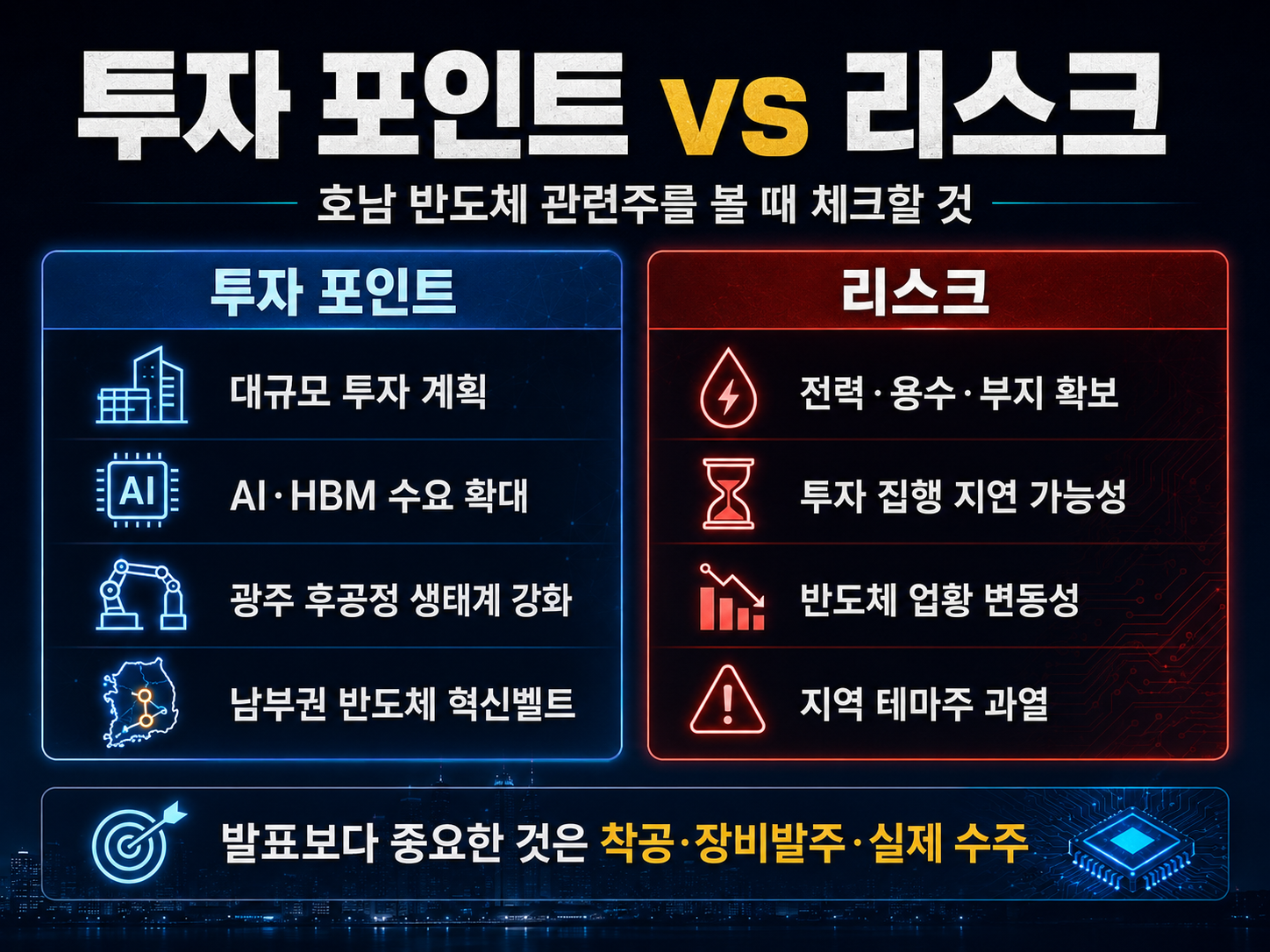 삼성·SK 800조 호남 반도체 클러스터 추진…관련주 옥석가리기 시작됐다