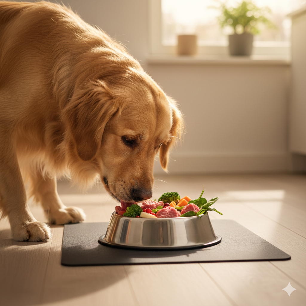 강아지생식 식단