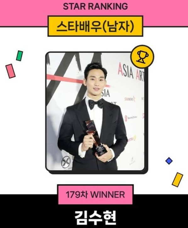 김수현 복귀 9월 TMA 시상자로 선다