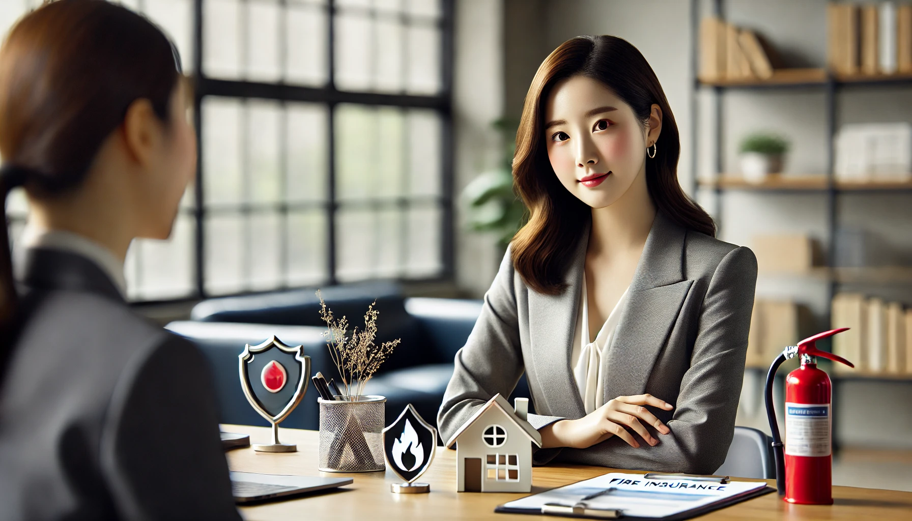 화재보험 종류 확인하는 이미지