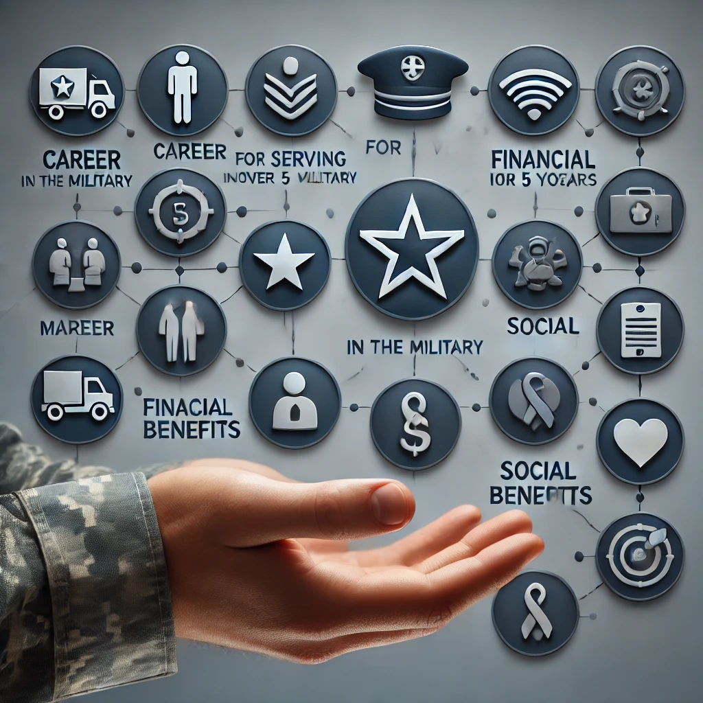 군 복무 5년 이상 복무자 혜택