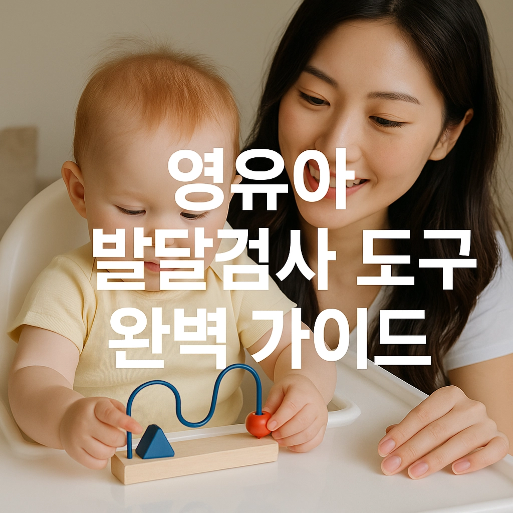 영유아 발달검사 도구의 가이드, 종류별 특징과 활용법