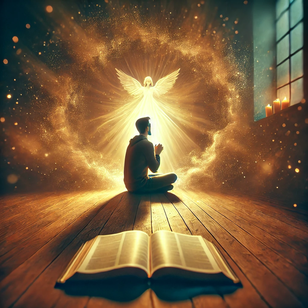 주님을 깊이 신뢰하며 안정감과 평안 속에 살아가는 모습이 담겨 있습니다.