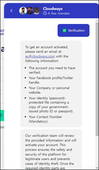 클라우드웨이즈-챗봇