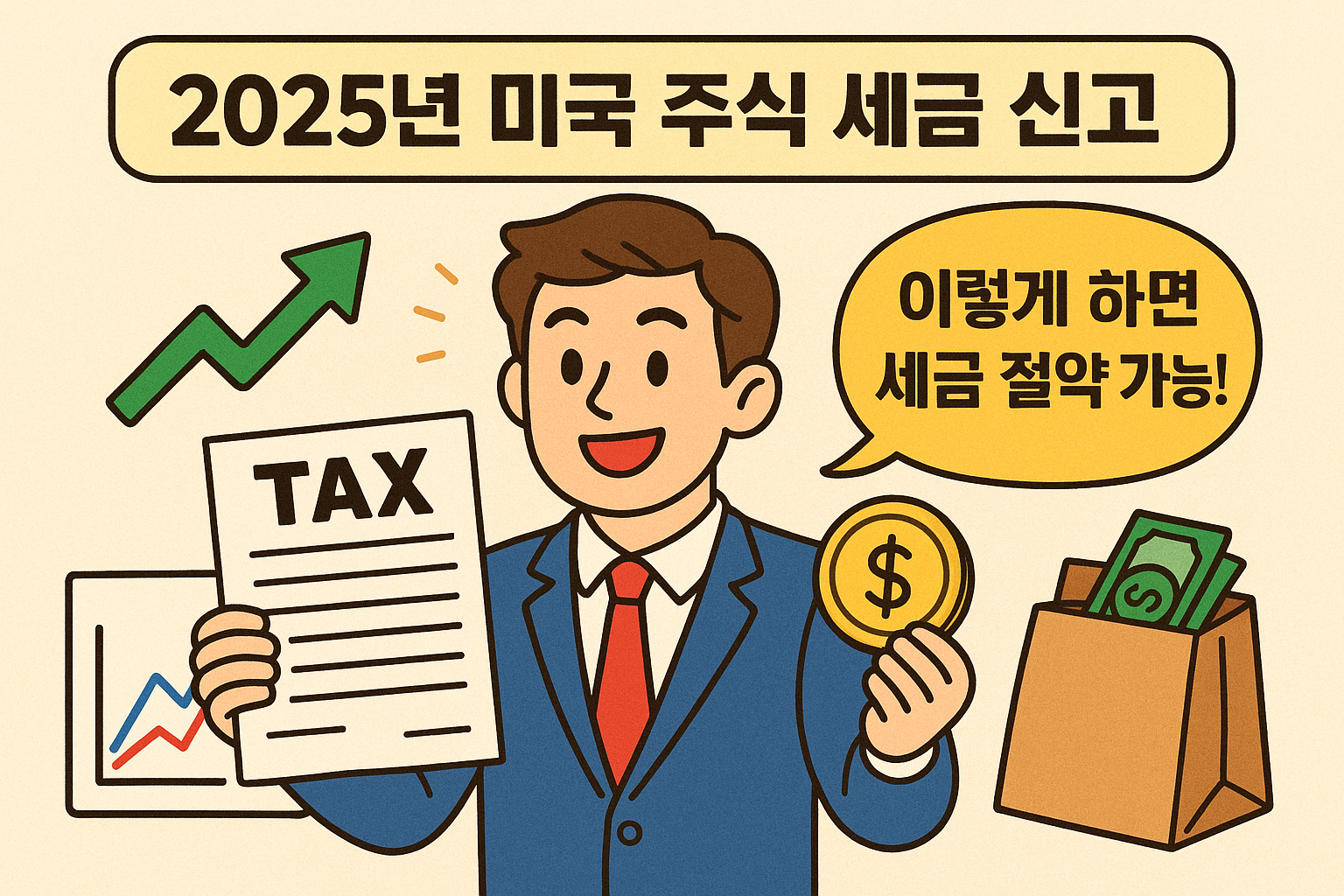 2025년 미국 주식 세금 신고, 이렇게 하면 세금 절약 가능!