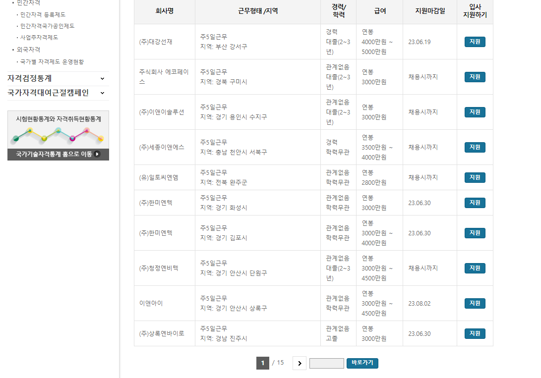 수질환경기사-취업-공고-캡쳐
