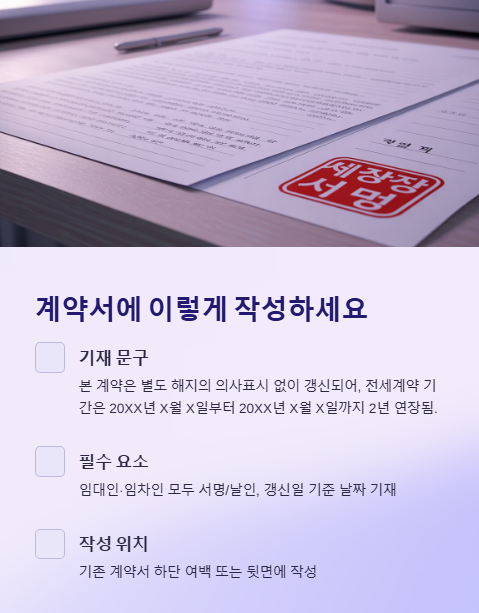 계약서 이렇게 작성 하세요